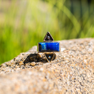 Burmuda Triangle Ring - Lapis Lazuli