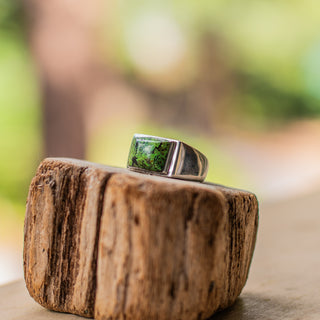 Burrano Ring - Hubei Turquoise – handcrafted gemstone jewelry by Chida Gems