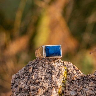 Burrano Ring - Lapis Lazuli – view 4 – handcrafted gemstone jewelry by Chida Gems