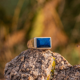 Burrano Ring - Lapis Lazuli – view 5 – handcrafted gemstone jewelry by Chida Gems