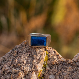 Burrano Ring - Lapis Lazuli – view 7 – handcrafted gemstone jewelry by Chida Gems