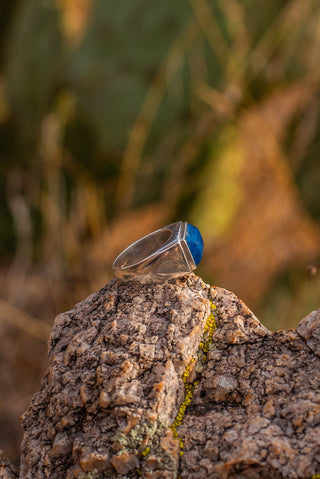 Burrano Ring - Lapis Lazuli – view 9 – handcrafted gemstone jewelry by Chida Gems