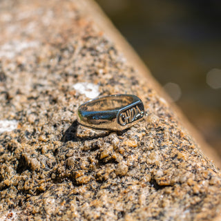 Chida Silver Signet Ring