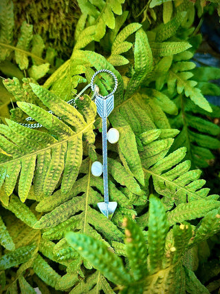 Signature Arrow Pendant – view 3 – handcrafted gemstone jewelry by Chida Gems
