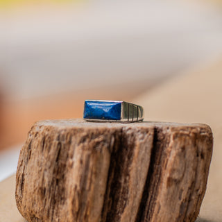 Lima Band Ring - Shattuckite – handcrafted gemstone jewelry by Chida Gems