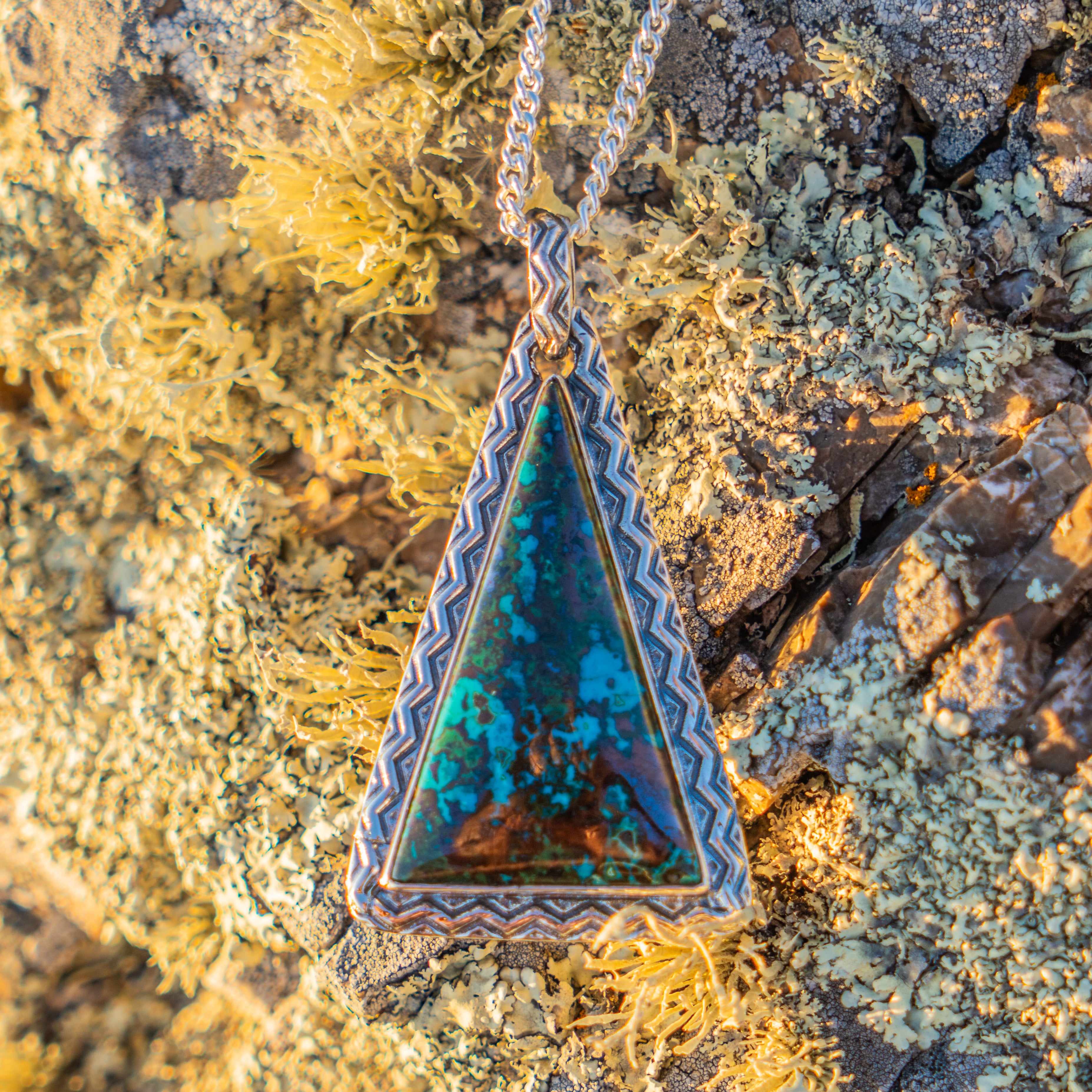 Chrysocolla gemstone jewelry by Chida Gems