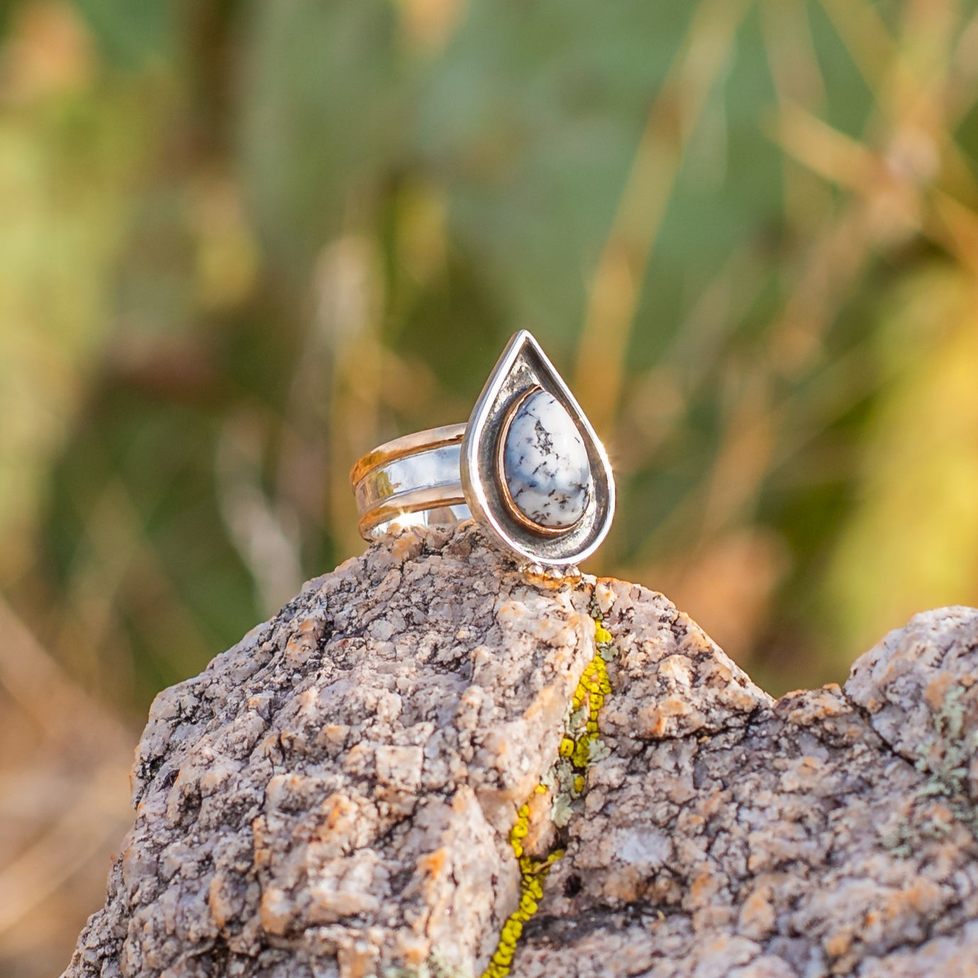 Dendritic Agate gemstone jewelry by Chida Gems